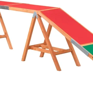TRIXIE Dog Agility Dogwalk - 456 cm x 64 cm x 30 cm