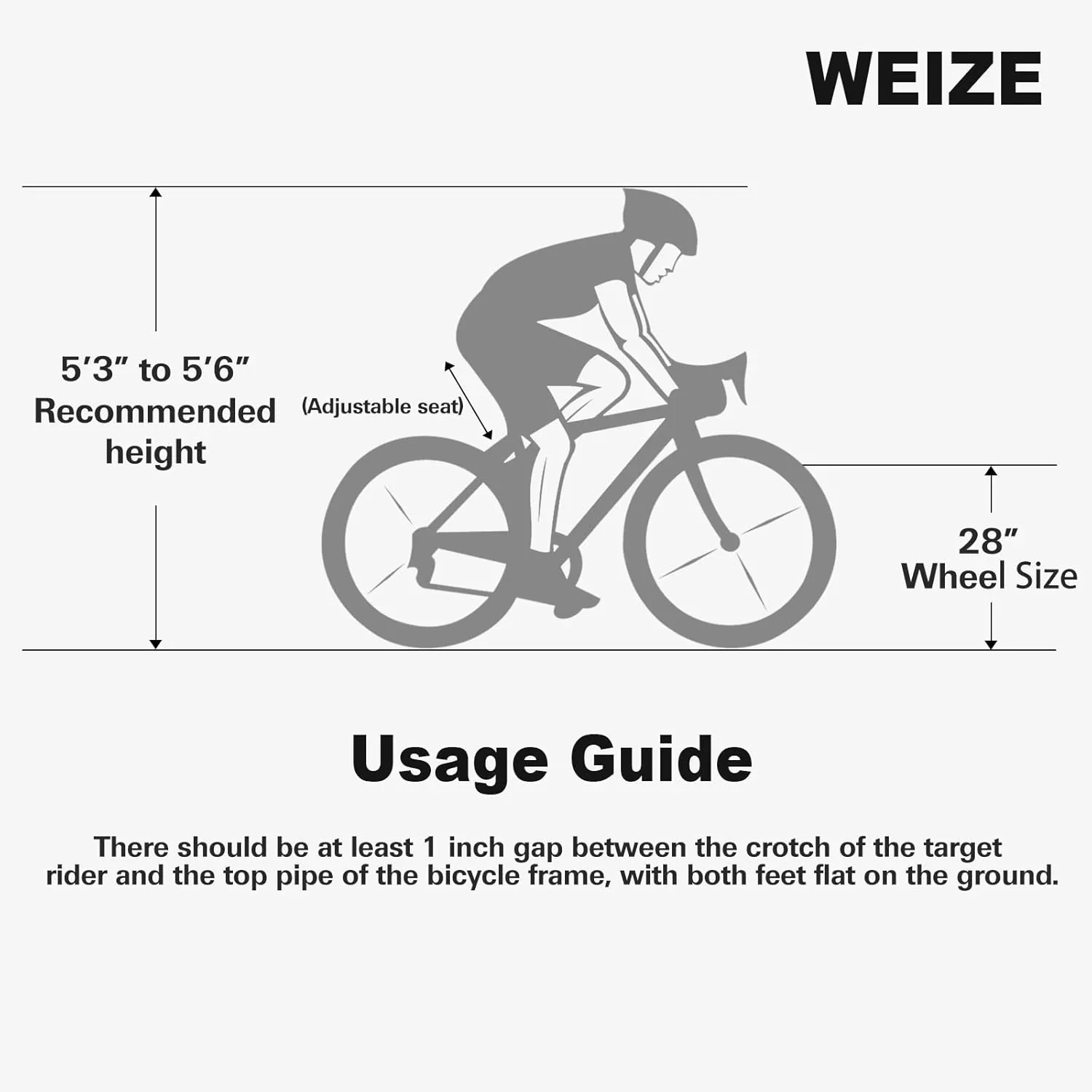 WEIZE Road Bike, 700C Wheel City Commuter Bicycle, Shimano 14 Speed Drop Bar, Racing Adult Bike with Caliper Brakes, High-Carbon Steel Hybrid Bikes - Image 7