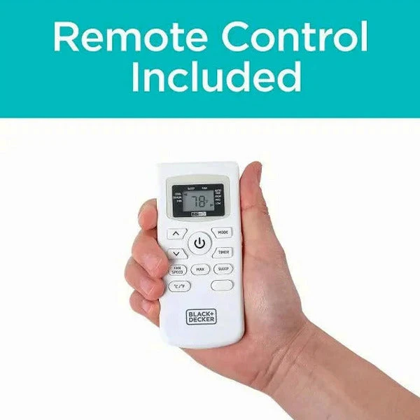 BLACK+DECKER 14,000 BTU Portable Air Conditioner With Heat And Remote Control - White - Image 3