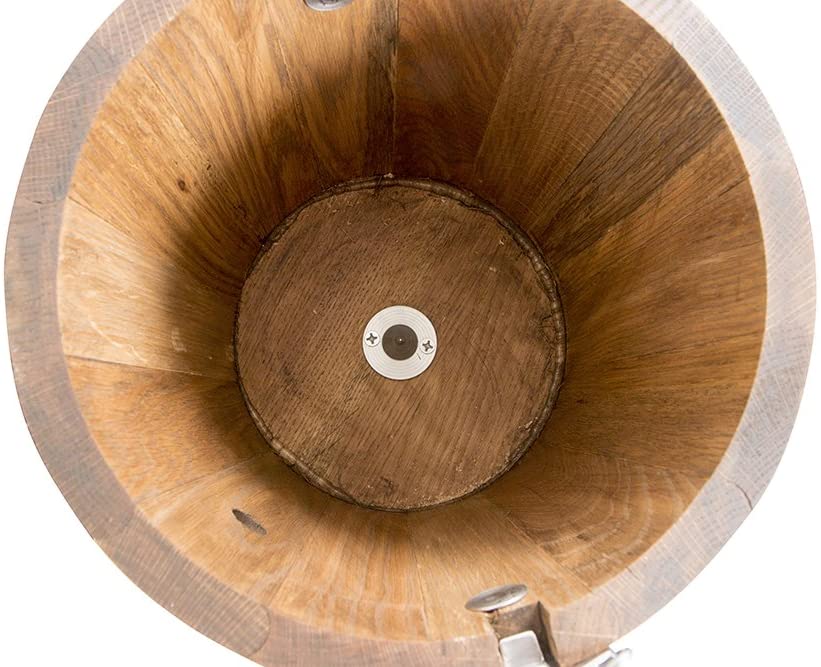6-Quart White Oak Tub Ice Cream Maker With Electric Motor - Image 5