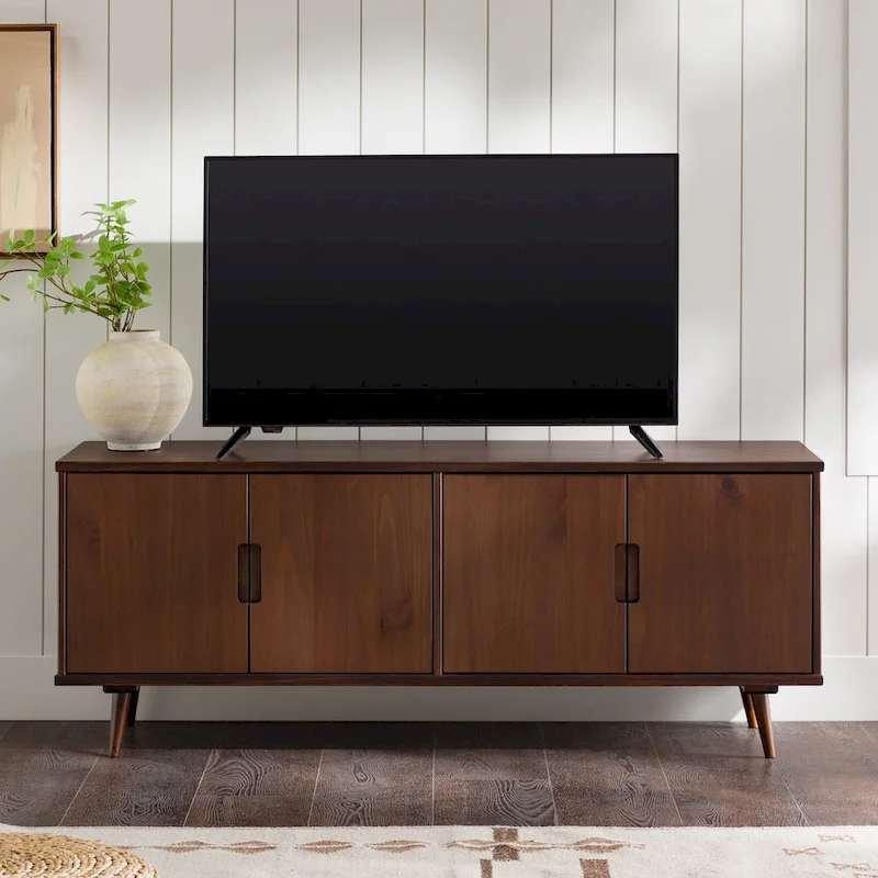 Mid-Century Modern Solid Wood TV Console by Middlebrook - Image 13