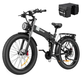 Eletric Bike for Adults 750W Motor 48V 20Ah Removable Battery 26?? Fat Tire Folding E-Bike Shimano 21-Speed MTB Cycling UL2849