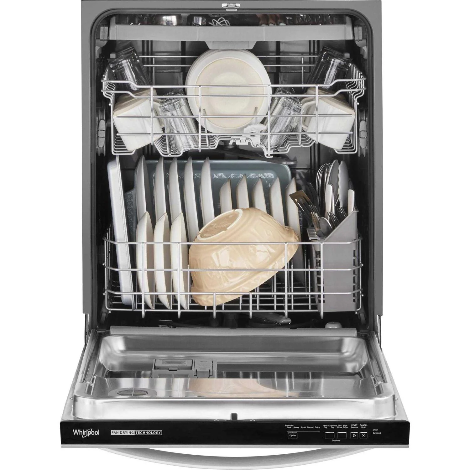 Whirlpool Quiet Dishwasher With 3rd Rack, 51 dBA, Fingerprint-Resistant Finish - Image 3