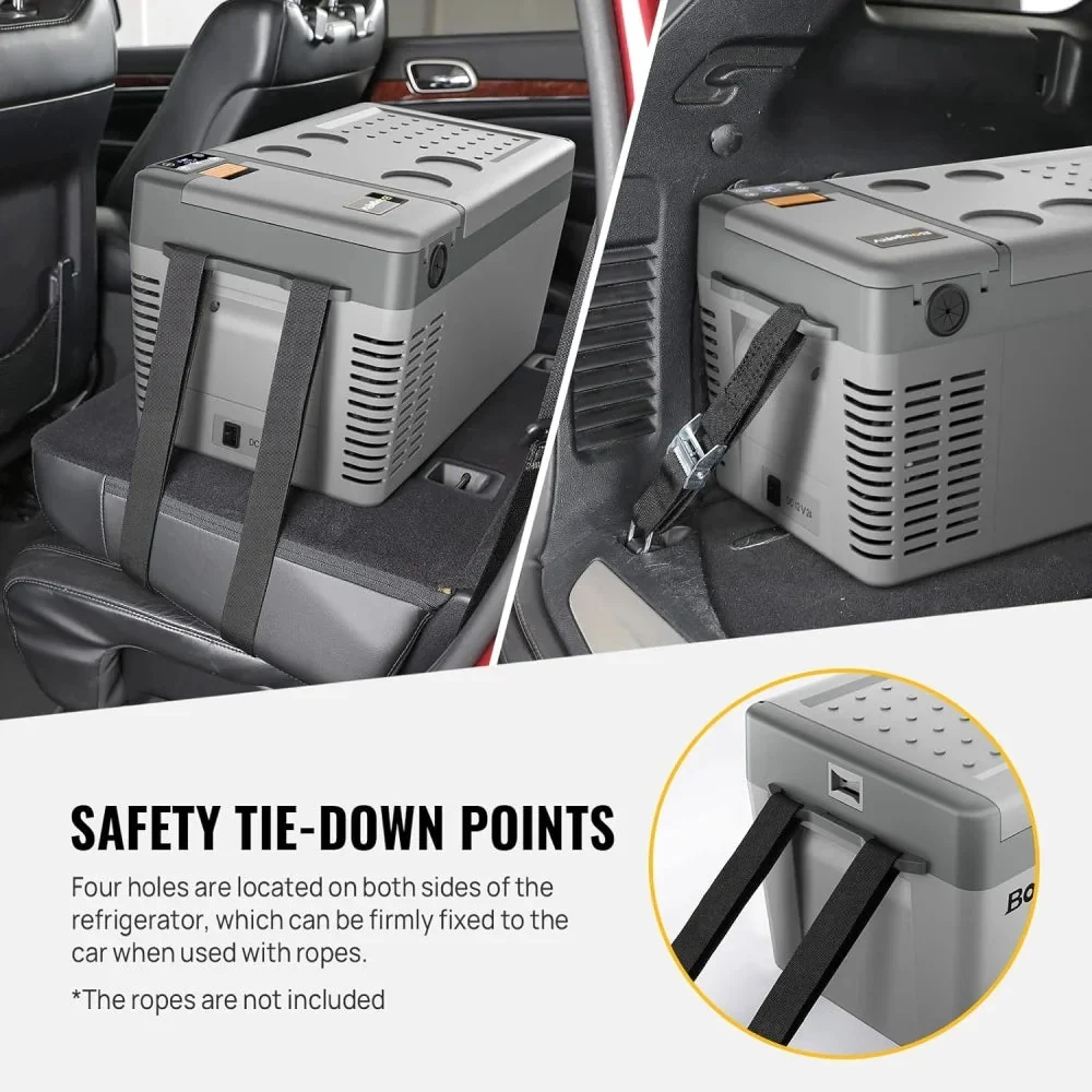 BougeRV Portable Car Refrigerator 21 Qt, 12 Volt, Black - CRPRO - Image 10