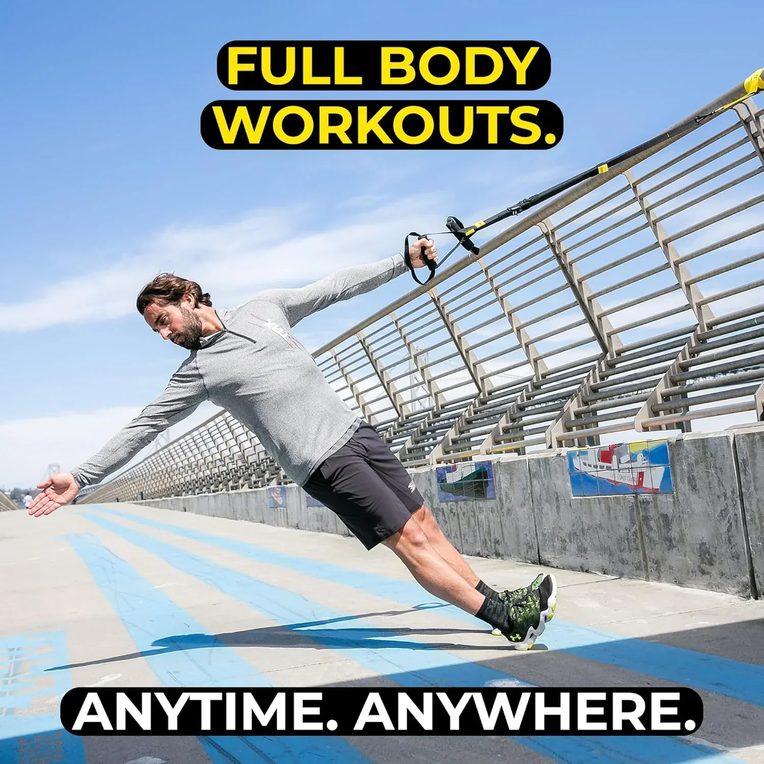 TRX GO Suspension Trainer, At Home, Portable Gym Workout, For Strength Training - Image 9