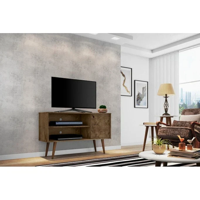 Mid-Century Modern Liberty Dual-Shelf TV Console - Image 15