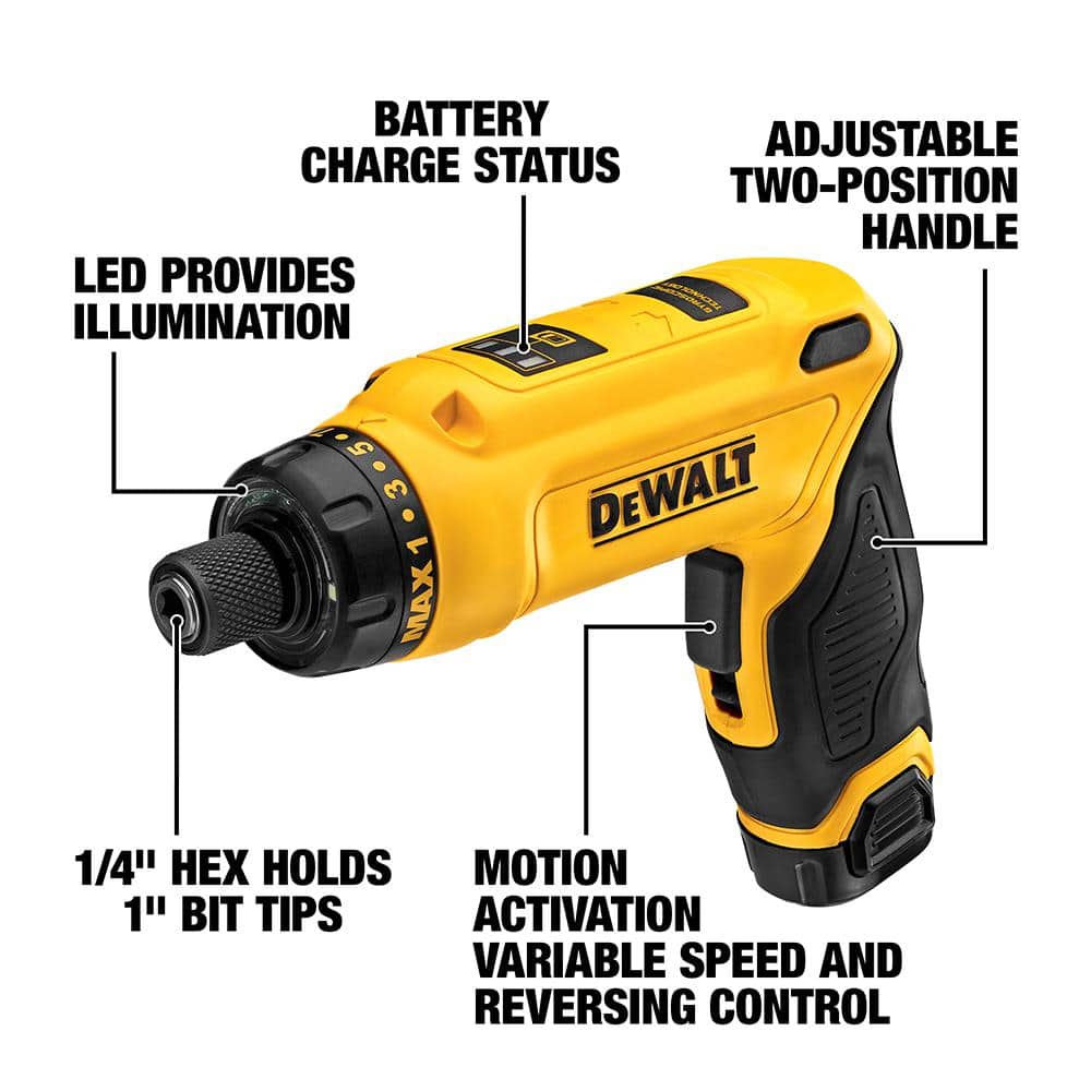 8V MAX Cordless Gyroscope Screwdriver Kit - Image 2