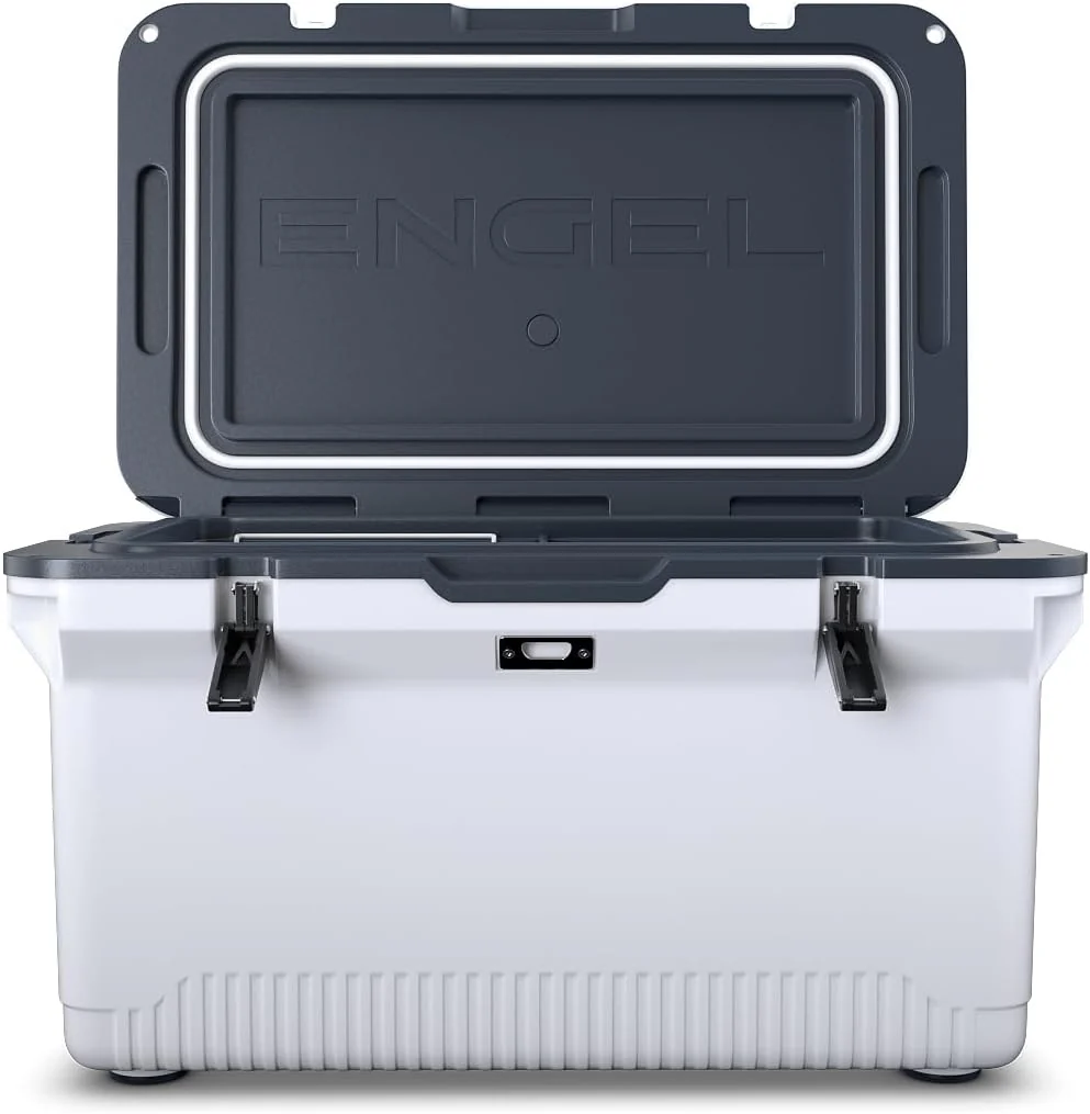60 QT Ultra-Light Injection Molded Cooler - Ice Chest Keeps Ice up to 7 Days - Large Cooler Includes Wire Basket, Divider and Built-in Bottle Opener - Image 10