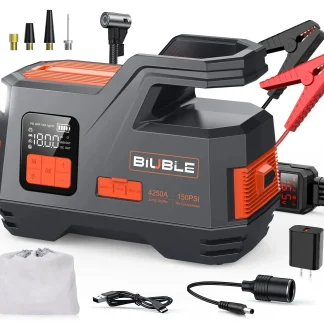 Car Jump Starter with Air Compressor, 4500A Peak 26800mAh 12V Auto with 150PSI Tire Inflatorup to All Gas or 10.0L Diesel Engine