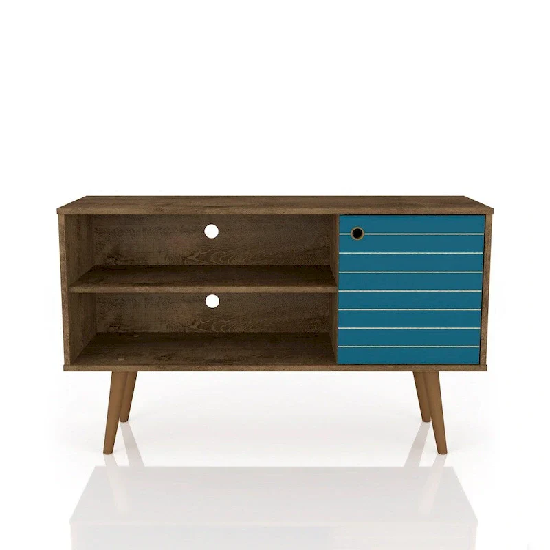 Mid-Century Modern Liberty Dual-Shelf TV Console - Image 5