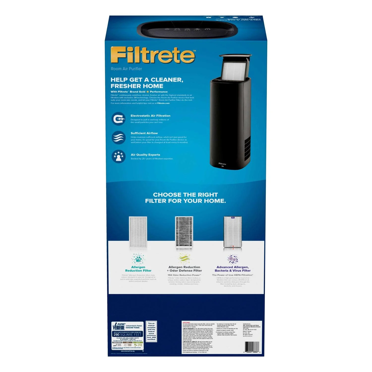 Filtrete by 3M Large Room Tower Air Purifier - Image 3