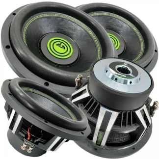 12-Inch 6000W Car Audio Subwoofers with 2-Ohm DVC - Set of 2