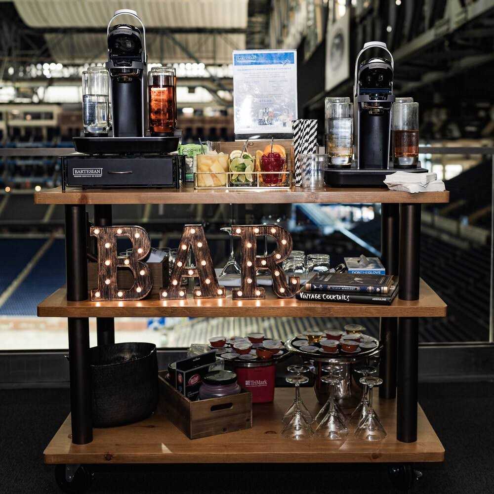 Bartesian Professional Cocktail Machine With 5 Interchangeable Glass Bottles - 55306 - Image 3
