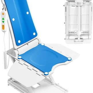 PPOLB Electric Chair Lift For Elderly, 308 lbs Support, Waterproof, Foldable
