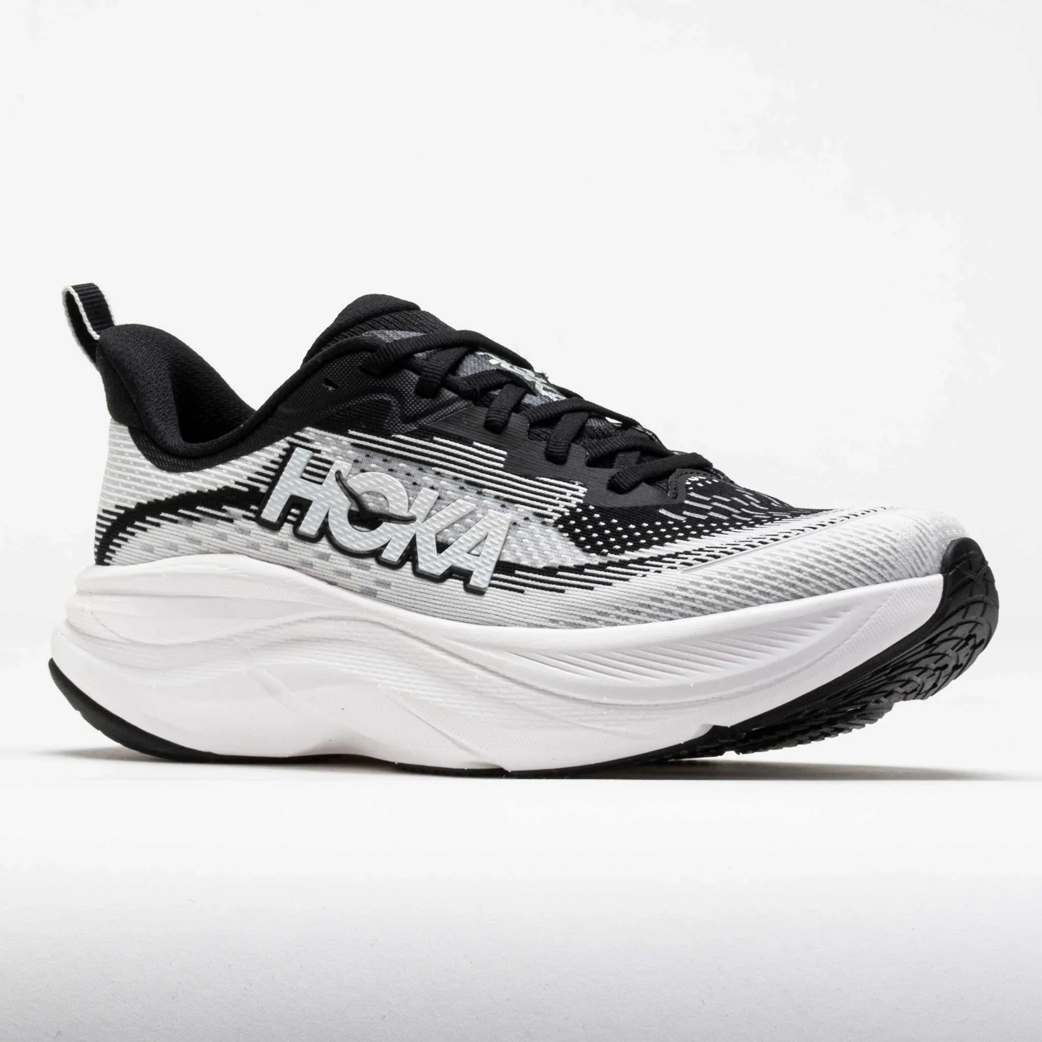 Women's Black/White Running Shoes - Skyflow - Image 5