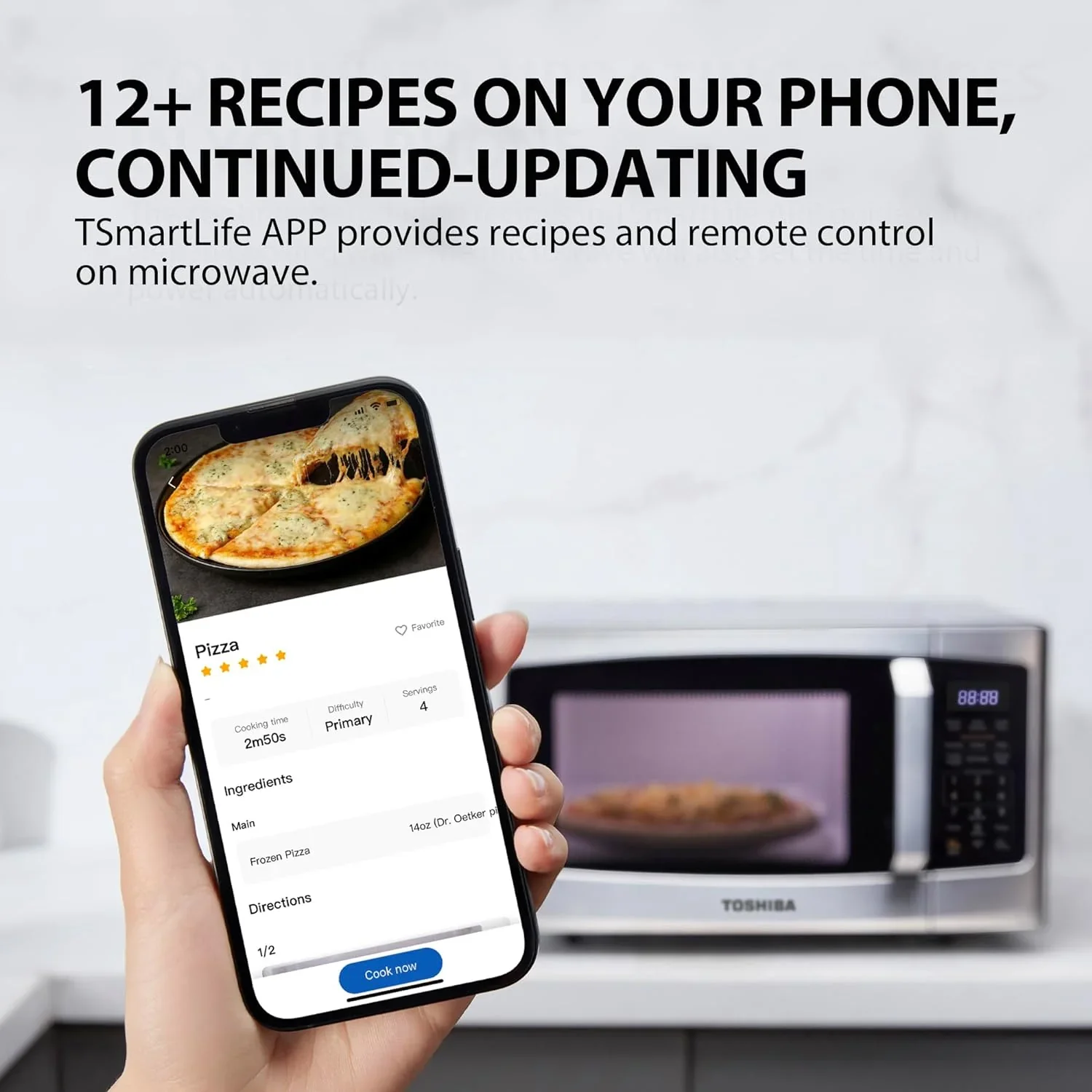 TOSHIBA 4-in-1 Countertop Microwave Oven, 1.5 Cu Ft, 1000W, Silver - ML-EC42P(SS) - Image 25
