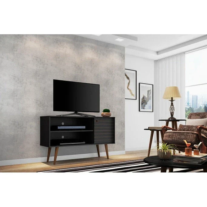 Mid-Century Modern Liberty Dual-Shelf TV Console - Image 22