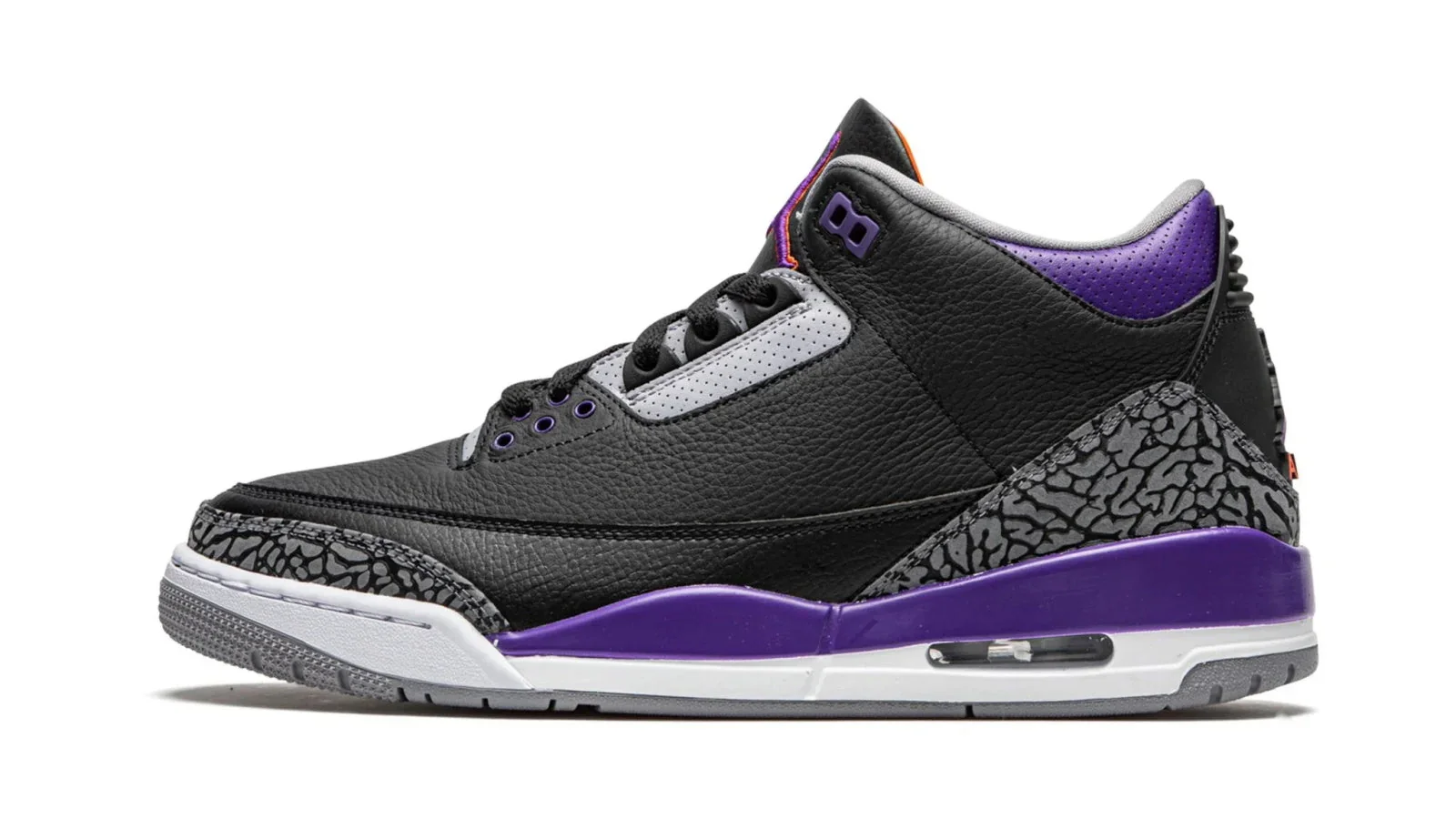 Jordan Brand Air Jordan 3 Retro Court Purple Sneakers - Image 4