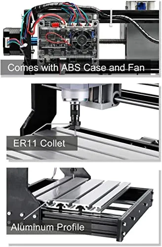 Genmitsu CNC 3018-PRO Router Kit GRBL Control 3 Axis Wood Carving Milling Engraving Machine - Image 5