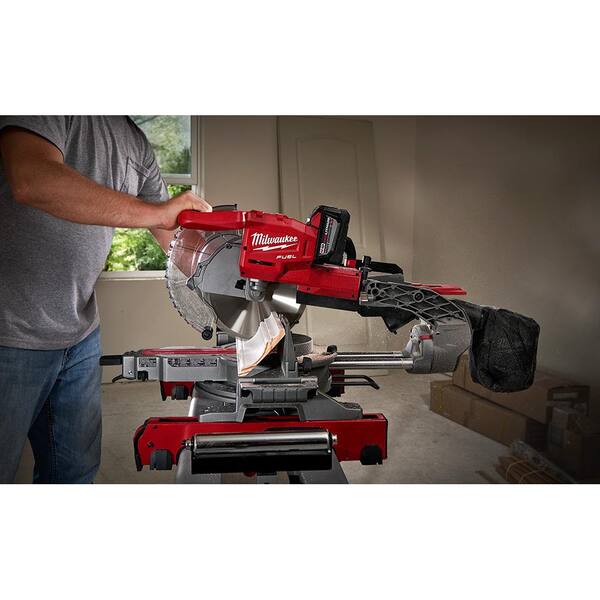 M18 FUEL 18V Lithium - Ion Brushless Cordless 10 In. Dual Bevel Sliding Compound Miter Saw with Stand (Tool - Only) - Image 10