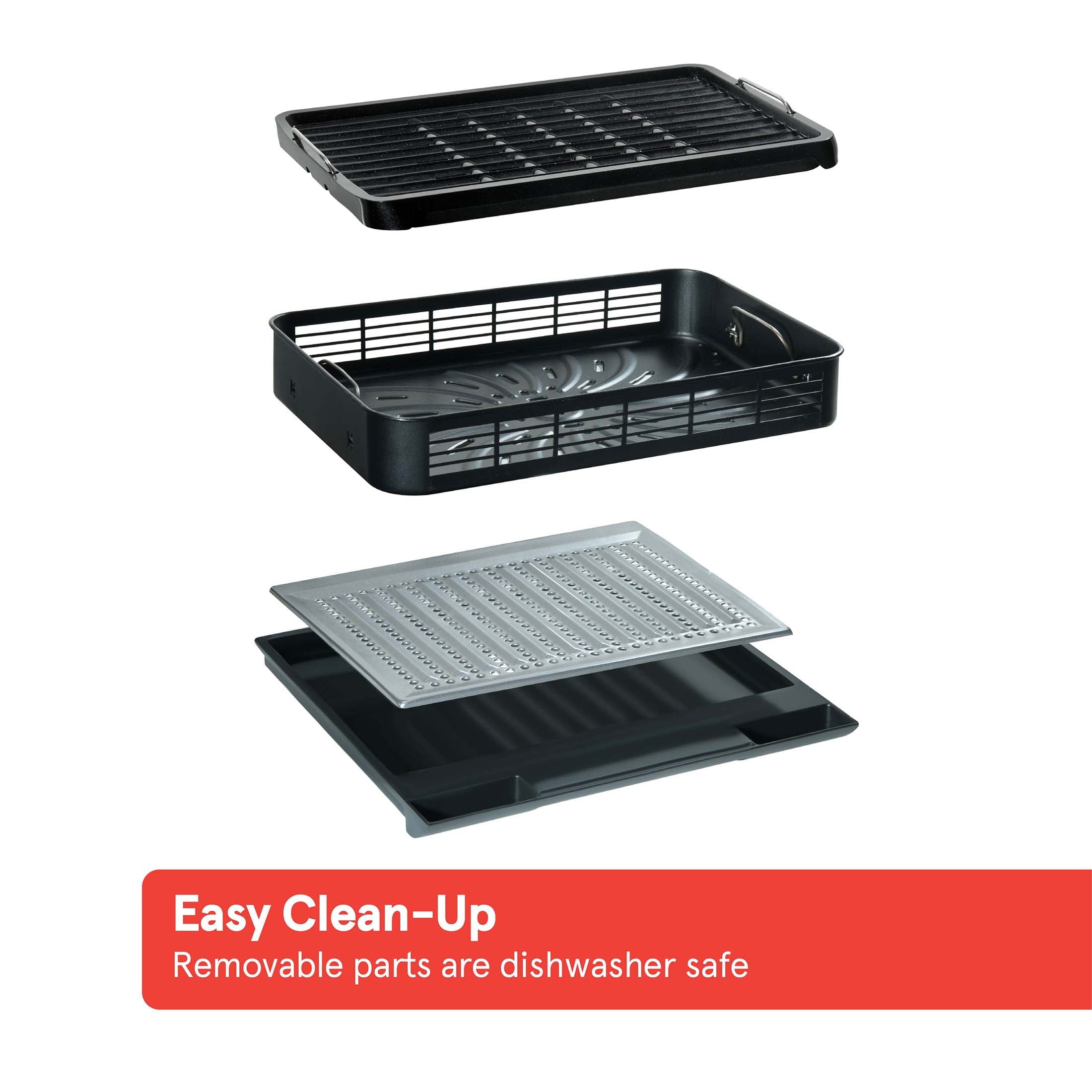 FoodStation Indoor Smokeless Grill with Guided Cooking. Black - Image 9