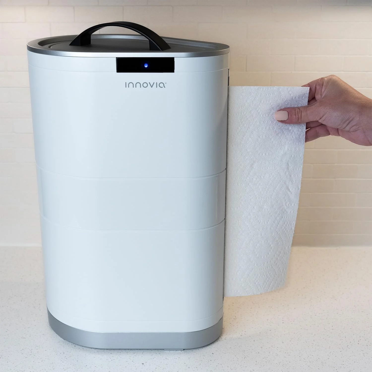 Innovia Countertop Touchless Paper Towel Dispenser - White - Image 4