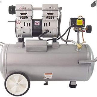 Air Tools 8010 Ultra Quiet Oil-Free Air Compressor, 1.0 HP, 8 Gallon, 120 PSI, 60 dB Noise Level
