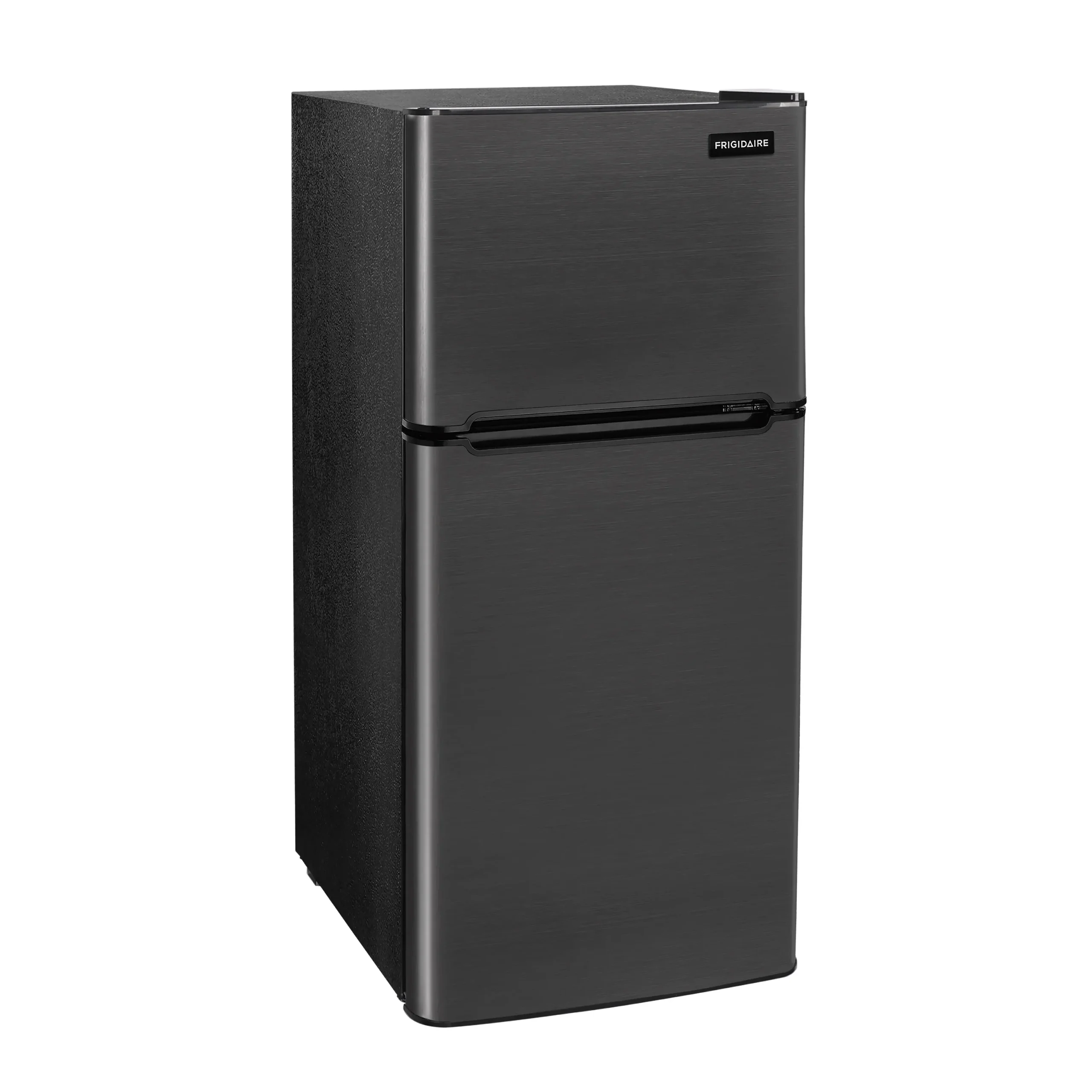 FRIGIDAIRE Two Door Mini Refrigerator With Freezer, 4.7 Cu Ft, VCM Stainless Steel, 43 in H x 19.1 in W x 20 in D - Image 2
