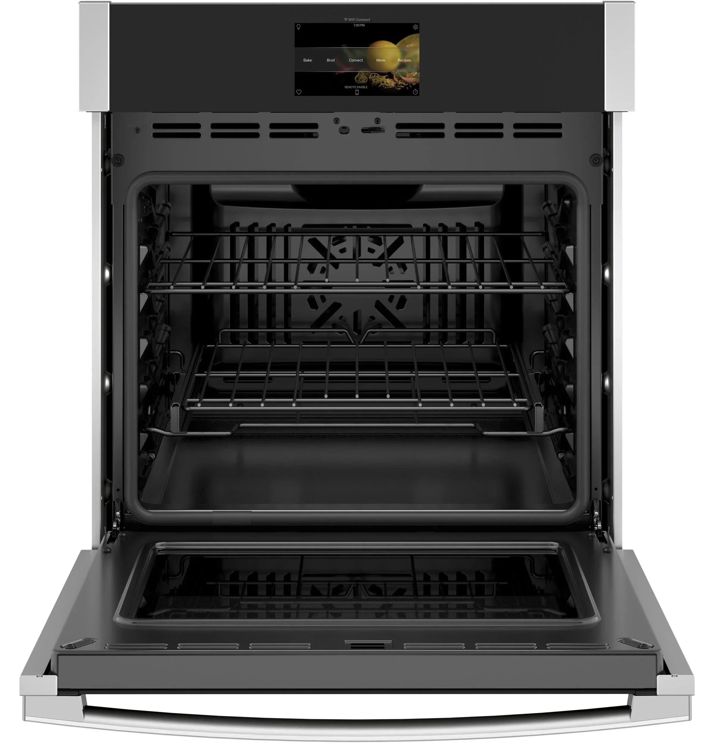 GE APPLIANCES Single Wall Electric Oven, Black Stainless Steel - PKS7000SNSS - Image 2