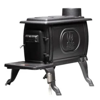 Logwood Cast Iron Wood Stove, 900 Sq. Ft., EPA Exempt - 1269E