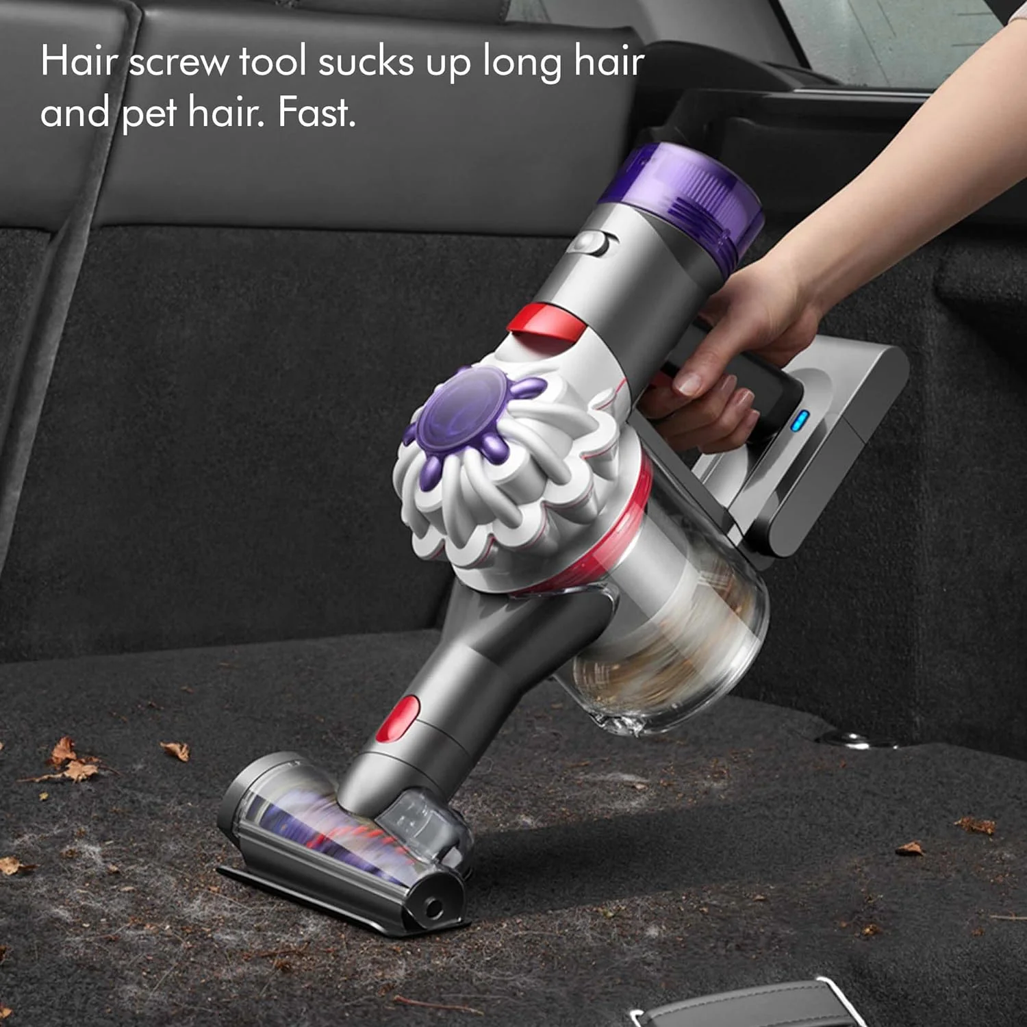 Dyson Cordless Stick Vacuum Cleaner, 0.14 Gallons, Silver/Nickel - V8 SV25 - Image 6