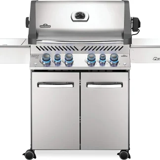 Napoleon P500RSIBPSS-3 Prestige 500 RSIB Propane Gas Grill, sq. in + Infrared Side and Rear Burner, Stainless Steel