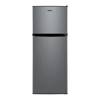 Galanz 4.6 Cu Ft Two Door Mini Refrigerator With Freezer, Stainless Steel - GL46TS5E