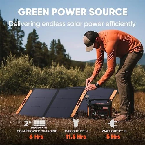 Jackery Explorer 1000 Portable Power Station, 1002Wh, 3x1000W AC Outlets, Solar Compatible, Quiet Operation, Outdoor Use - Image 5