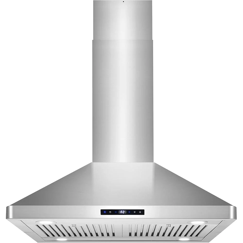 Cosmo Island Range Hood, 30-Inch, Ducted Stainless Steel - COS-63ISS75