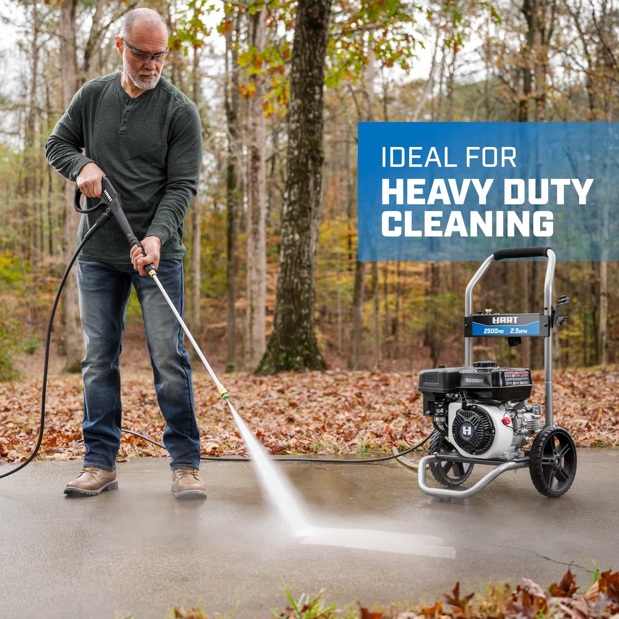 HART 2500PSI 2.5 GPM 212cc Cold Water Gas Pressure Washer - Image 6