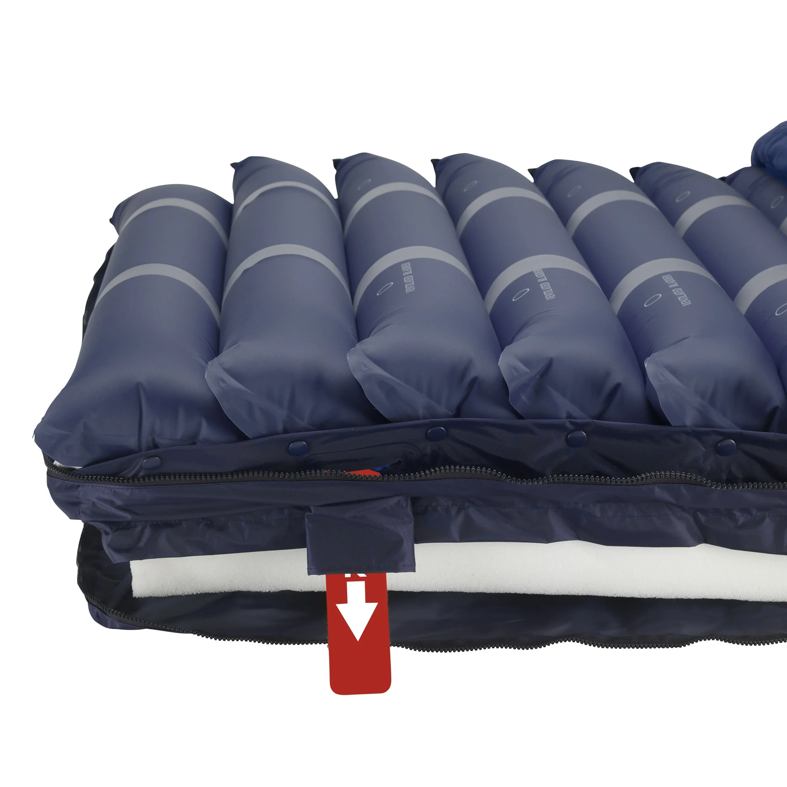 Drive Medical Alternating Pressure And Low Air Loss Mattress System, 5 in Air, 3 in Foam Base - Med-Aire Assure - Image 2