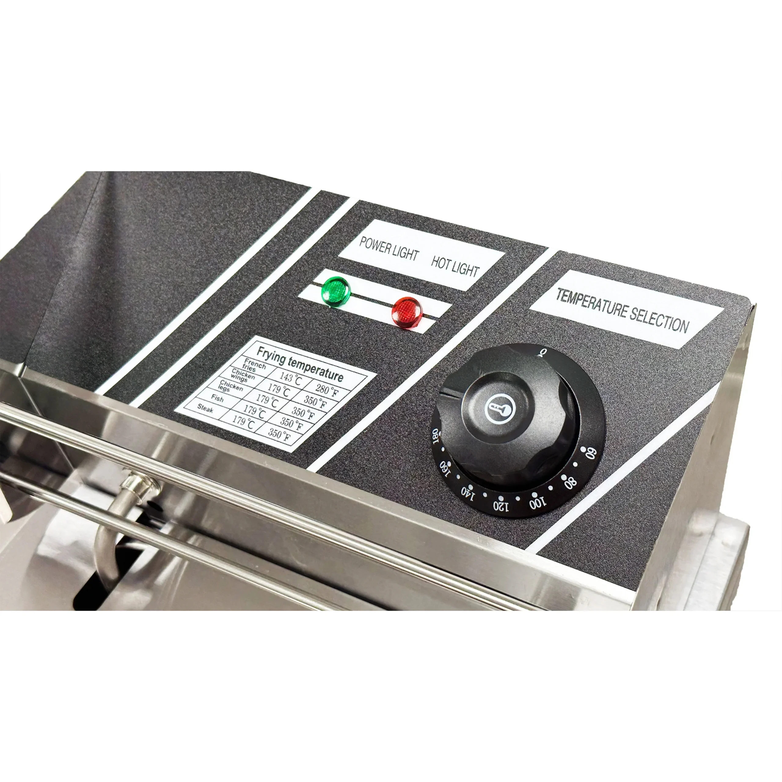 1600W Electric Deep Fryer, Stainless Steel, 6L, 110V - Commercial Single-Chamber - Image 5