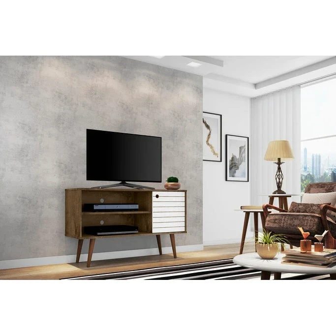 Mid-Century Modern Liberty Dual-Shelf TV Console - Image 27