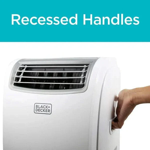 BLACK+DECKER 14,000 BTU Portable Air Conditioner With Heat And Remote Control - White - Image 6