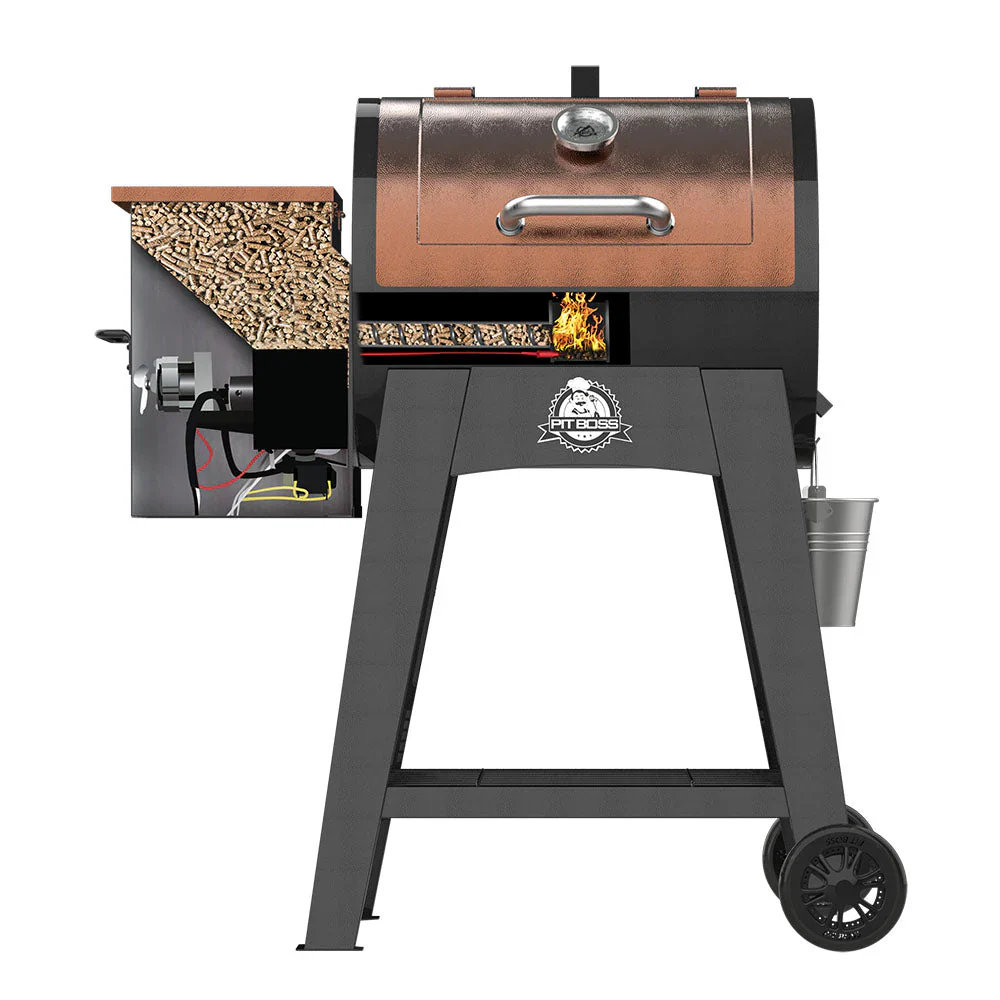 Pit Boss Lexington 540 sq. in. Wood Pellet Grill w/ Flame Broiler and Meat Probe - Image 2