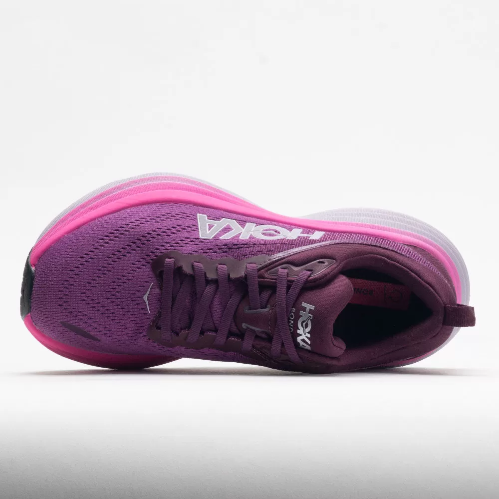 Women's Running Shoes Beautyberry/Grape Wine - Bondi 8 - Image 3