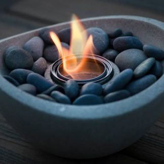 TerraFlame Table Top Fire Bowl - Wave