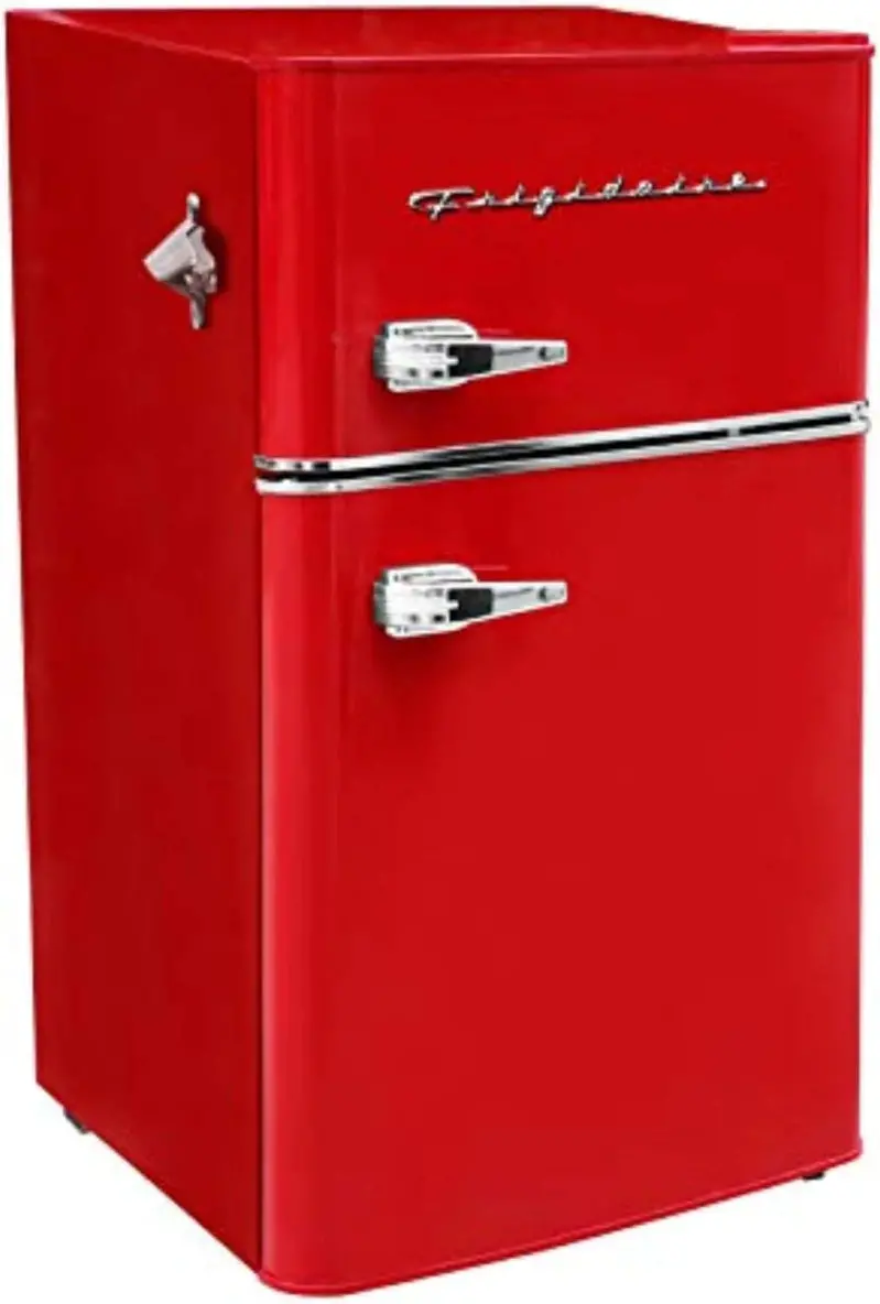 Frigidaire Retro Compact 2-Door Refrigerator With Freezer Compartment And Bottle Opener - 3.2 Cu. Ft - Image 2