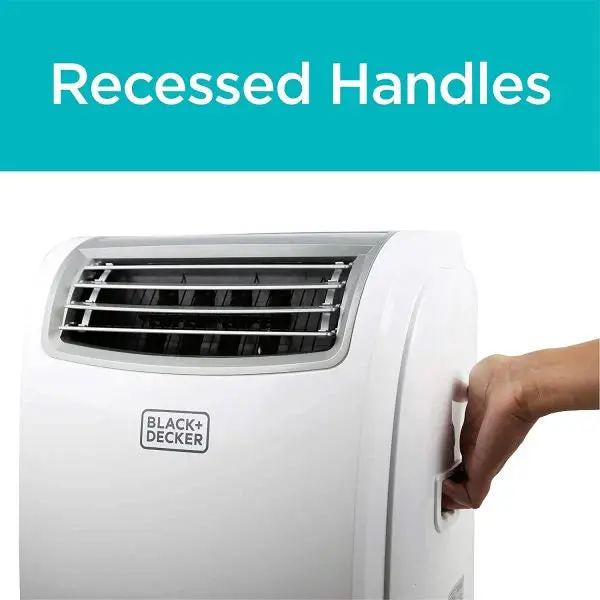 BLACK+DECKER 14,000 BTU Portable Air Conditioner With Heater, White - Remote Control - Image 6