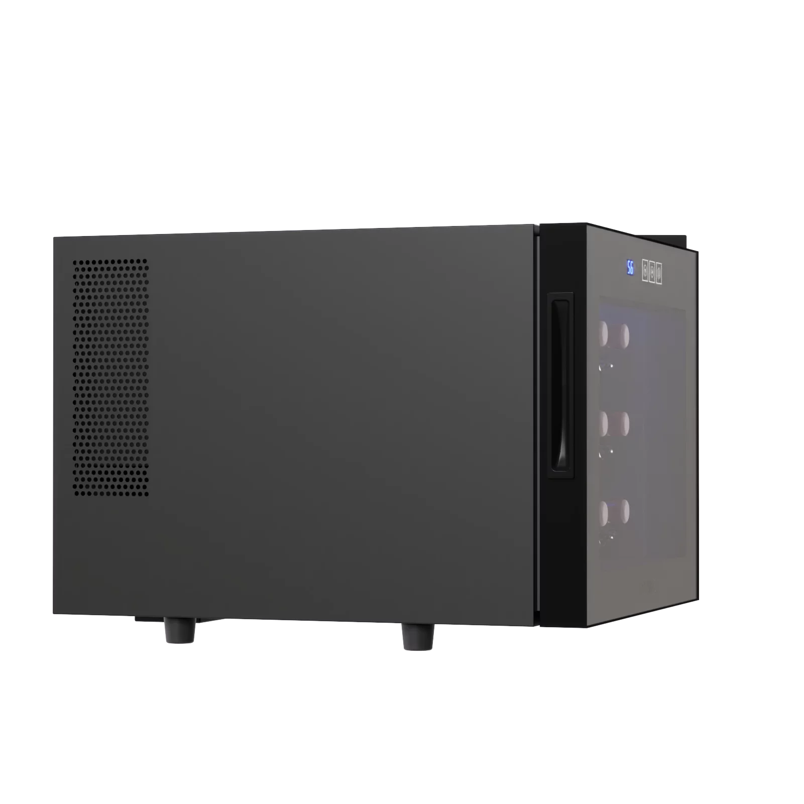 JINJUNYE Countertop Wine Cooler Refrigerator, 12 Bottle, Glass Door - Image 10