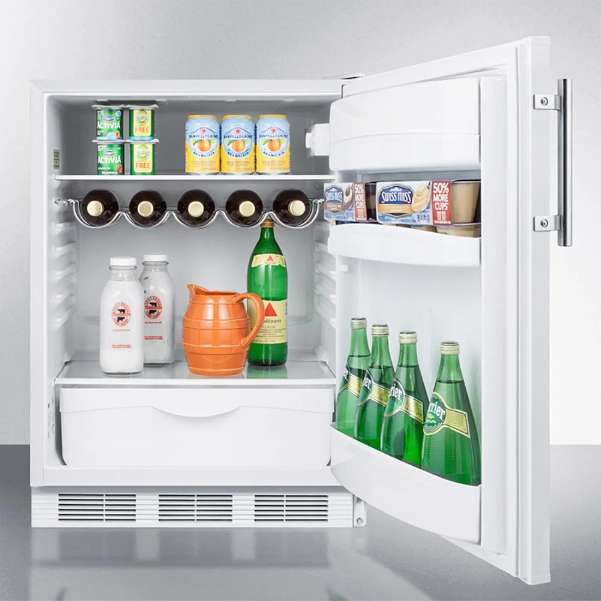Built-In Undercounter All-Refrigerator, 5.5 Cu.Ft., 24 in Footprint, White - Image 4