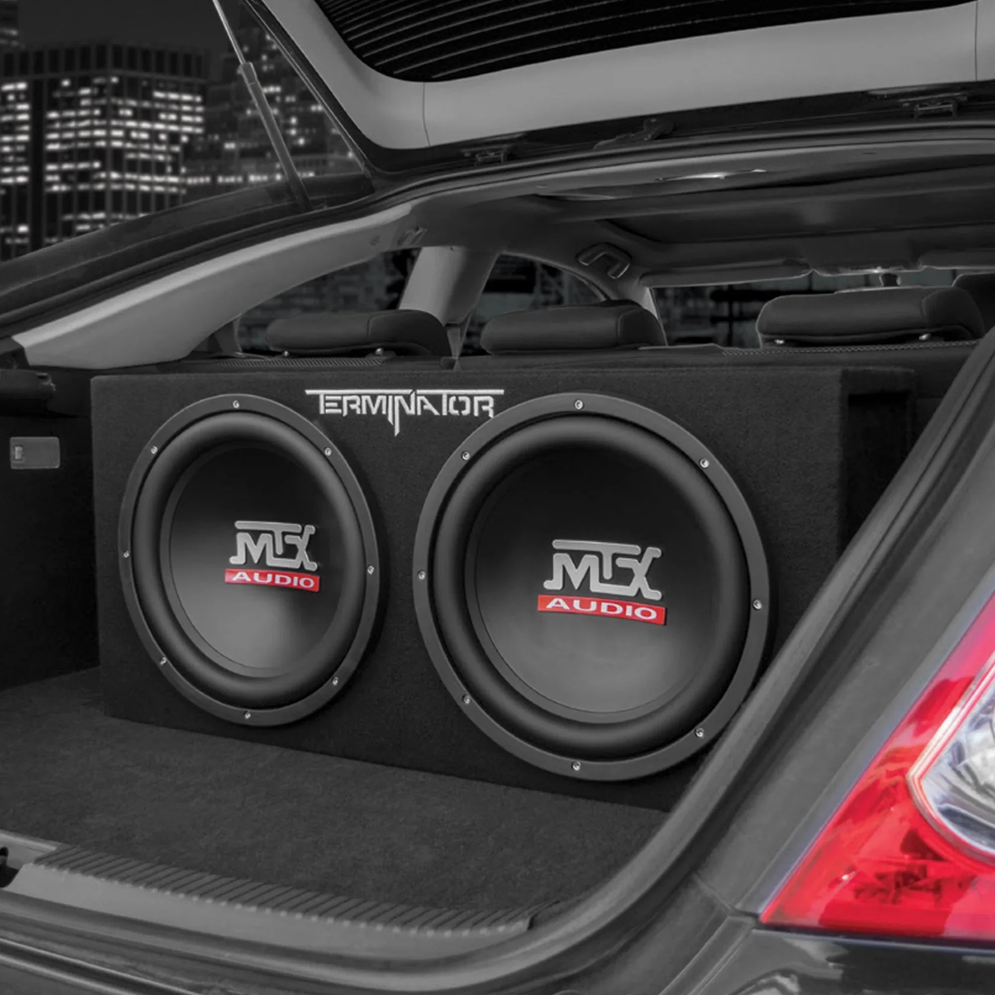 12-Inch 1200W Dual Car Subwoofer Package with Amplifier and Installation Kit - Image 3