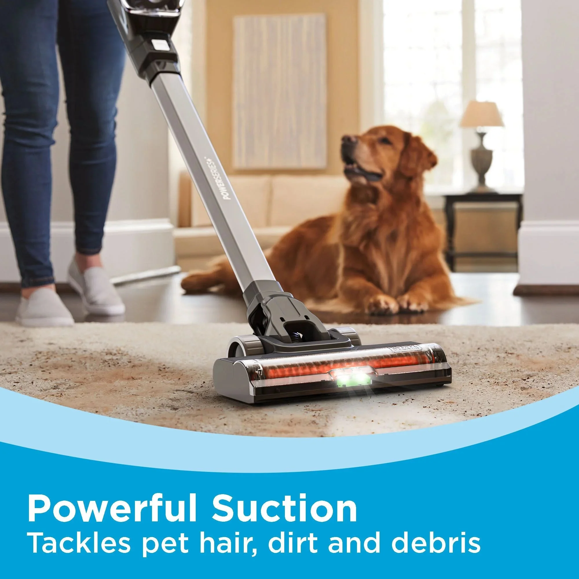 BLACK+DECKER POWERSERIES+ 20V MAX Cordless Stick Vacuum Kit, 44 Minute Run-Time - BHFEA18D1 - Image 6