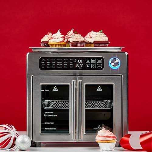 Emeril Lagasse French Door 360 Air Fryer Convection Oven, 26-Quart Stainless Steel - Image 5
